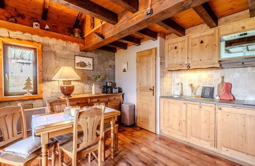Manigod Apartment | Slow Chalet Etale Ski in-out Duplex, Mountain View Balcony, & Free parking