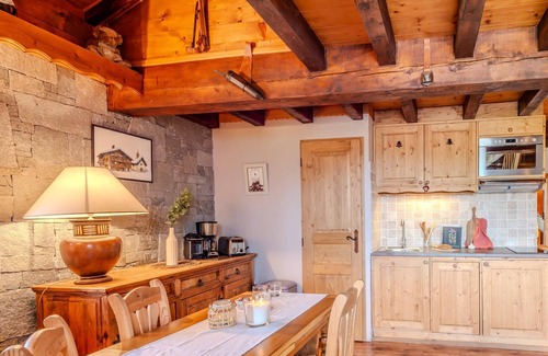 Manigod Apartment | Slow Chalet Etale Ski in-out Duplex, Mountain View Balcony, & Free parking