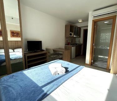 Setor Hoteleiro Norte Apartment | SM1214 Flat com excelente localização em região central