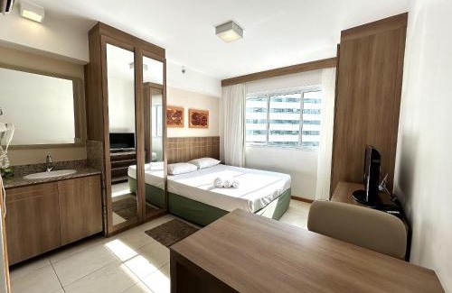 Setor Hoteleiro Norte Apartment | SM1214 Flat com excelente localização em região central