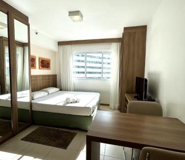 Setor Hoteleiro Norte Apartment | SM1214 Flat com excelente localização em região central