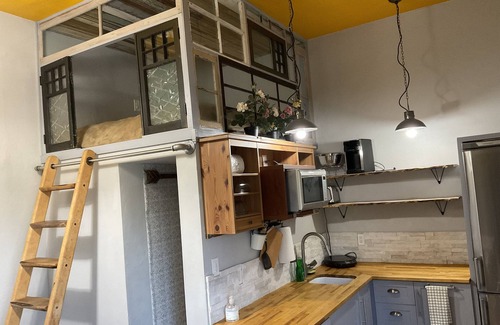 East Riverside - Oltorf Apartment | Small efficiency loft apt in back of duplex 3 story townhouse. No shared spaces.
