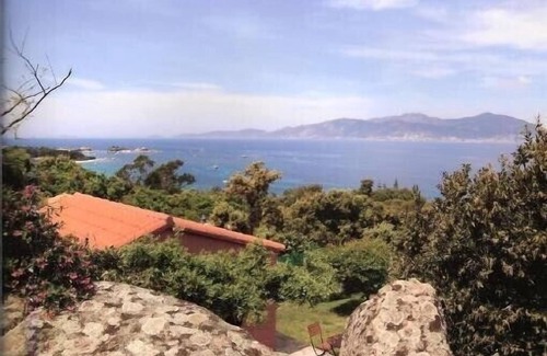 Isolella Villa | Small independent house with garden, panoramic sea view, Porticcio