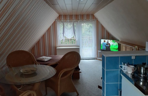 Guelzow Apartment | Small vacation apartment with roof terrace in an idyllic village location for 2 guests