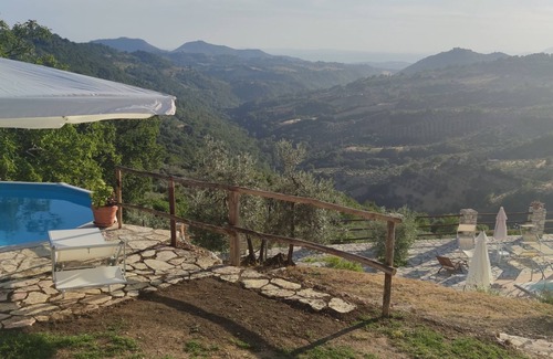 Casaprota House | Small Villa "il Casaletto", pool, fantastic valley view on Roman countryside
