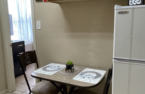 West San Antonio Apartment | “SMALLER PIECE OF HEAVEN” studio with a deck in the backyard