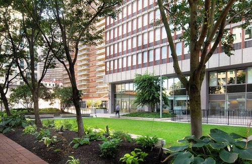 Prudential - St. Botolph Apartment | Smart Back Bay 1BR w/Gym, Doorman, nr. Esplanade, by Blueground