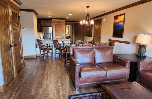 Chalet Village North Villa | Smokey mountain 2 bedroom villa with indoor waterpark access. Pet friendly!