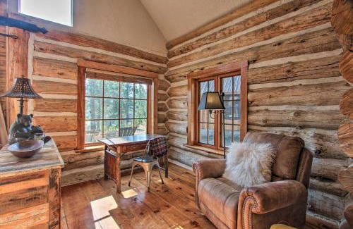 Crescent House | Snow Pine Retreat - Remote Crescent Log Cabin!
