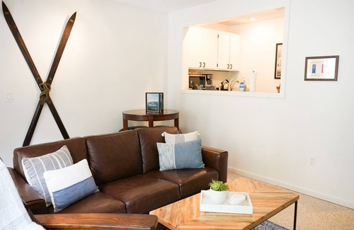 Glacier Condo | Snowater Resort Condo with Fireplace, Pool, amenities and River access