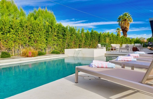 Desert Park Estates House | Snowbird-friendly luxury home with chef's kitchen, pool, hot tub, & central AC
