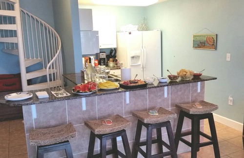 Panama City Beach Condo | Snowbirds! FIRST Floor BEACHFRONT Condo near Pier Park. SKIP THE ELEVATORS!