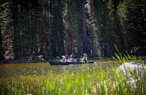 Emigrant Gap Resort | Snowflower Camping Resort 12 ft. Yurt 9