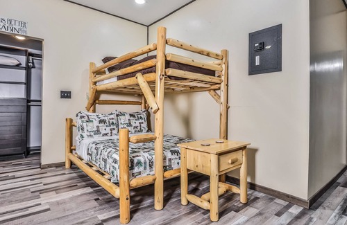 Conover Cabin | Snowmobiler's sanctuary with easy trail access, updated interior, & washer/dryer