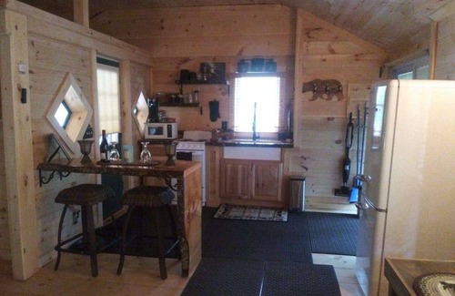 Columbia Cabin | Snowmobilers private cabin, on the trails