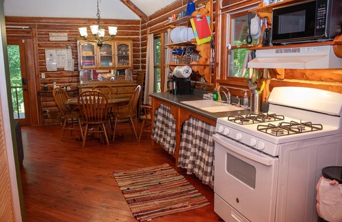 Snowshoe Cabin | Snowshoe Log Cabin - Two Fawns