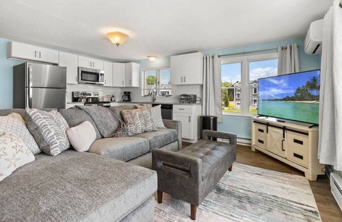 Rye Apartment | Snug Seaside | Views From Couch | Walk to Beach