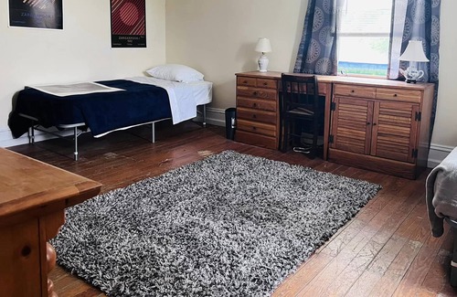 Hinckley House | Sober vacation rooms and single beds available in spacious House in Maine.