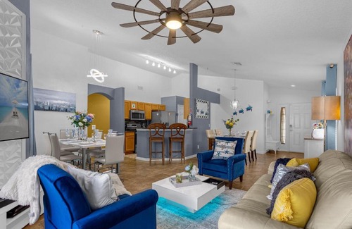 Solana Villa | Solana Tropical house with pool, game room near Disney