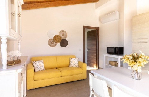 Arbatax Apartment | "Sole" Apartment is on the first floor with a large veranda