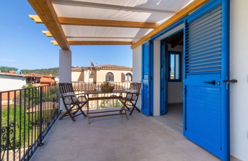 Arbatax Apartment | "Sole" Apartment is on the first floor with a large veranda