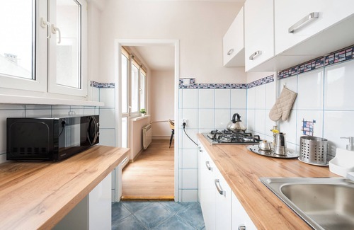 Srodmiescie Apartment | Solec Royal Blue Studio