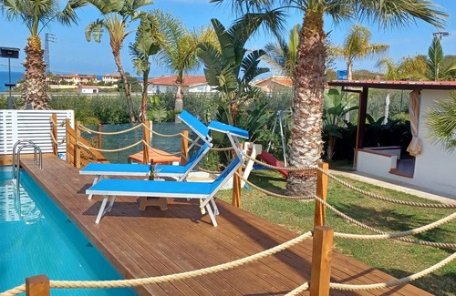 Balestrate Villa | Solemare Azzurro with exclusive Pool,