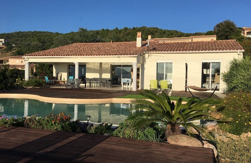 Albitreccia Villa | SoleVilla Sole Rossu furnished 5 * - Panoramic sea view ☀️ Heated pool