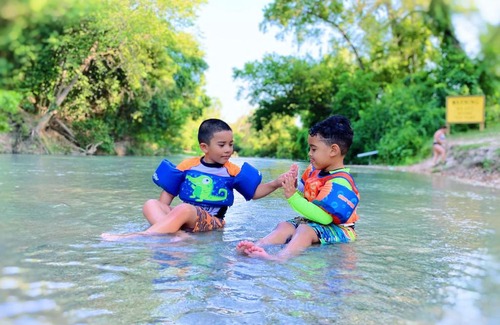 Fentress House | Son's River Ranch Glamping Cabin #6 Cabin on the Beautiful San Marcos River