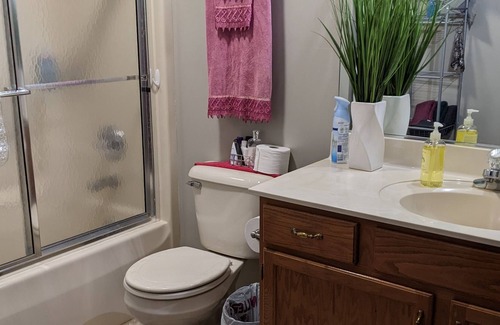 Shipshewana Bed & Breakfast | Songbird Haven #2 @ Miriam's House Bed n Breakfast . Shared bathroom /hallway