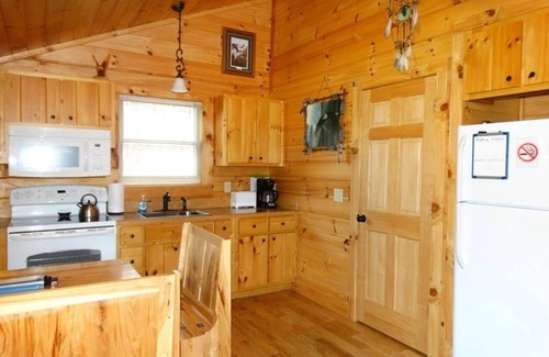 Hillsville Cabin | SOOTHING RAPIDS await at Buck Creek Cabin off Parkway/I-77 near Fancy Gap, VA