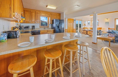 Spindrift Banks House | Soundfront Home in Salvo with Hot Tub, Easy Windsports Access, Screened Porch
