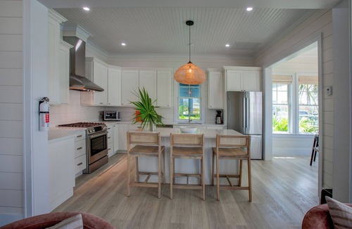 Lubbers Quarters Cay House | South End Villa on the water: lovely pool, expansive decks, and 60’ private dock