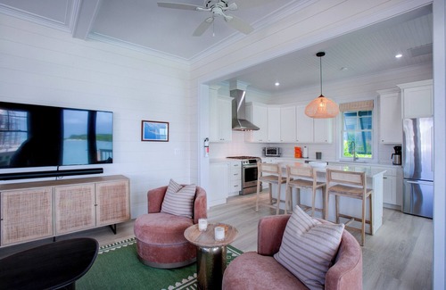 Lubbers Quarters Cay House | South End Villa on the water: lovely pool, expansive decks, and 60’ private dock