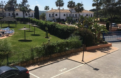 Castillo de Sabinillas Apartment | South facing 1st floor apartment over looking the pools, free wi-fi and sky tv