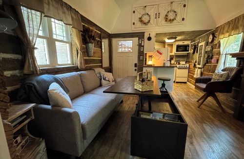 Springville Cabin | Southern Blooms! Porch Swinging, Pet-Friendly🐶, Tiny Home near Kentucky Lake!
