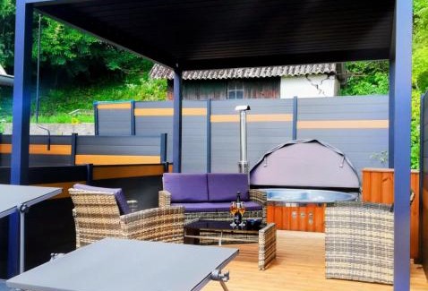 Niederbronn-les-Bains Apartment | Spa privatif - La Courtisane - Terrasse 40m2 - love-room-alsace-67