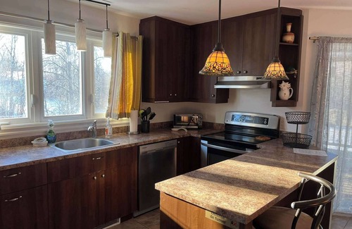Bellefeuille Ski Chalet | Spa & River | Berges de la Rivière-du-Nord 20