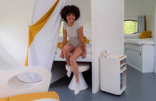 Nunney Cabin | Space Age Living - Futuro House at Marston Park