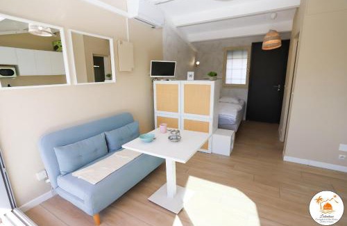 Saint-Cyprien Plage Apartment | Spacieux Studio 3pers vue marina a St Cyprien