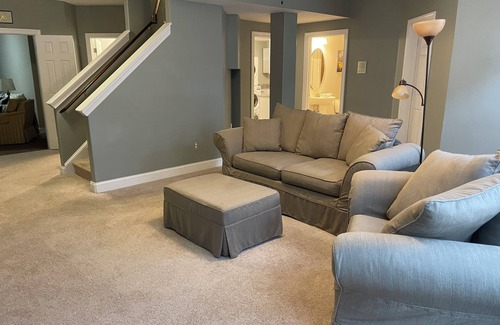 Apex Apartment | Spacious 1-bedroom apartment in lovely Apex with theater room