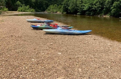 Dora Cabin | Spacious 1200sf cabin (2) in Ozark county near the river. Pets allowed.