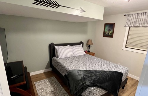 Roseau Apartment | Spacious 2 bedroom 1 bath basement apartment in Gray House on the Hill