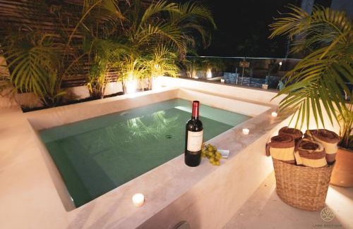 Tulum Apartment | Spacious 2BR apt · Wide balcony w/tub & Yoga deck