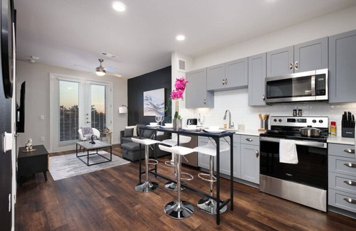 Southtown Apartment | Spacious 2BR w/Gym, Parking Near Rvrwalk & Dome