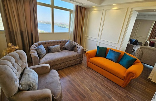 Maadi Apartment | Spacious 3-bedroom apartment with WiFi, AC in marvelous Cairo Governorate