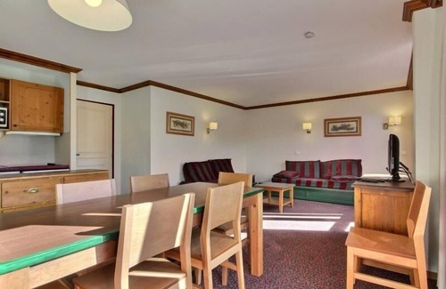 Plagne Soleil Apartment | Spacious 3-room apartment, top floor, ski-in/ski-out, pets allowed