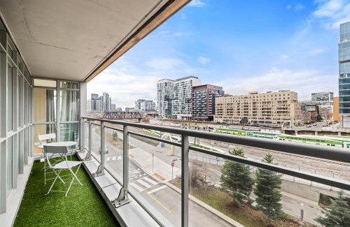 CityPlace Apartment | Spacious 3BR Condo w Patio & Skyline Views