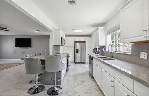 Palmetto Estates House | Spacious 3BR Villa in Miami with Fenced Backyard