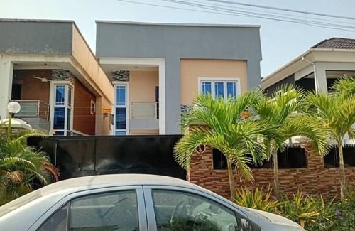 Ajah Apartment | Spacious 4-bedroom apartment in charming Lekki Palm City Estate with AC, WiFi